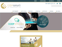 Tablet Screenshot of coopmanati.com